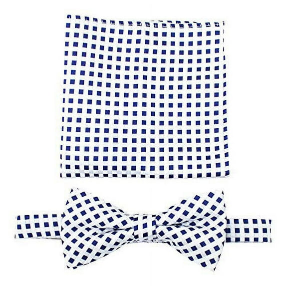 Scott Allan Collection Adjustable Pre-Tied Bowtie & Pocket Square Set