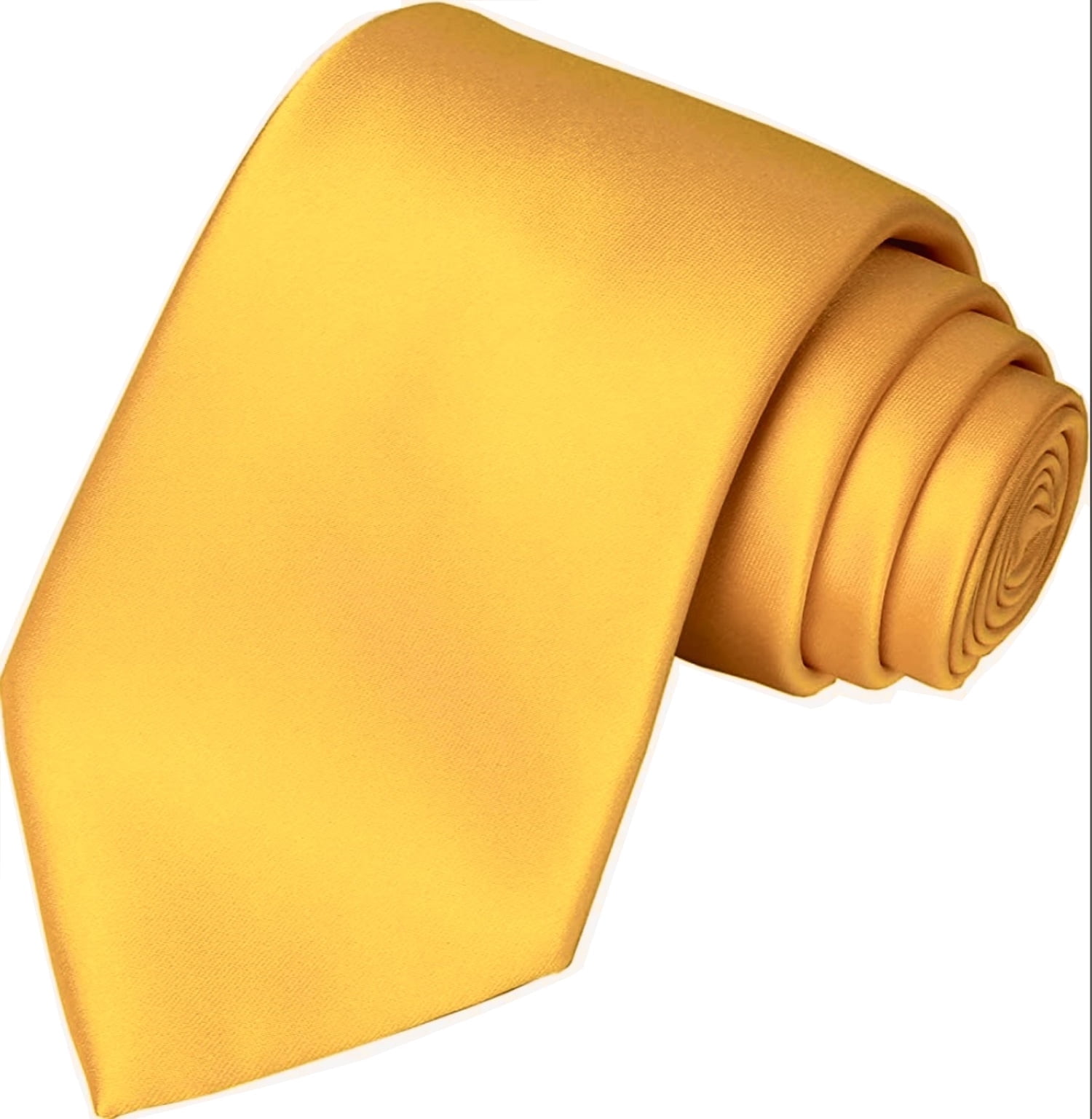 Scott Allan Men's Solid Yellow Tie | 3
