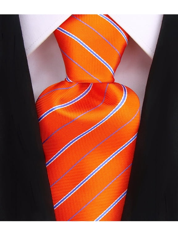 Scott Allan Men's Orange Necktie, Gators Florida Tie