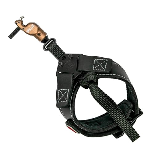 Scott Archery Solus Release, Nylon Connector System, Micro-Adjustable, Auto-Reset Hook, Black (4008NCS-BK)