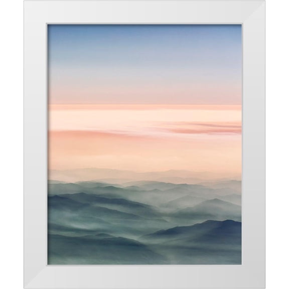 Scott, Avery 12x14 White Modern Wood Framed Museum Art Print Titled - Between Earth and Sky 2