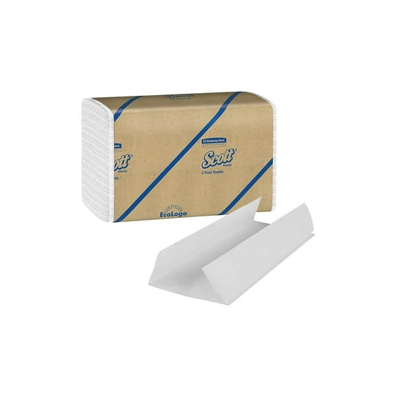 Scott C-Fold Paper Towels 1-Ply 150 Sheets/Pack 925663