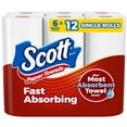 Scott Choose-a-Sheet Paper Towels, 6 Double Rolls - Walmart.com