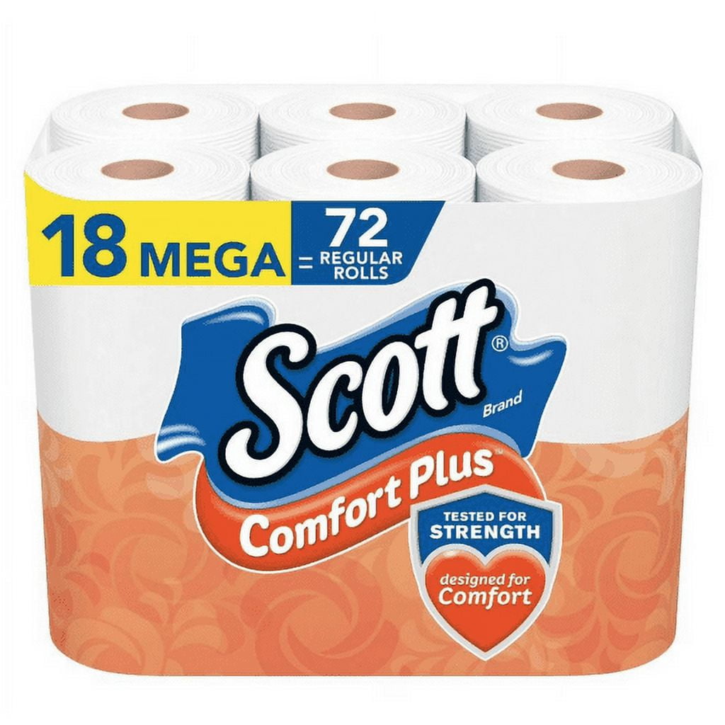 Scott Comfort Plus Mega Roll Toilet paper 425 sheets roll white