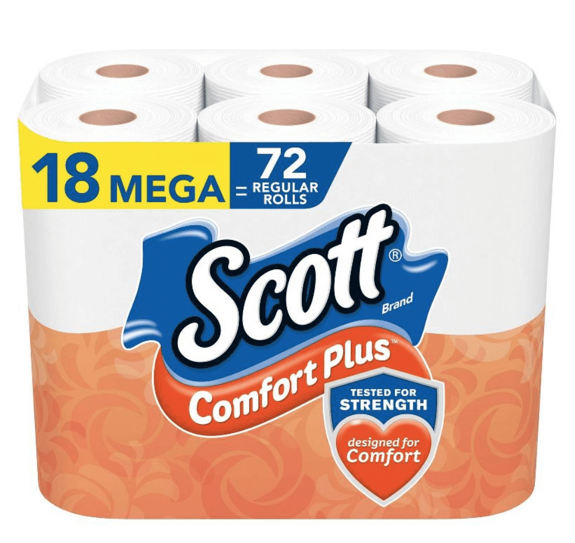 Scott Comfort Plus Mega Roll Toilet paper 425 sheets roll white