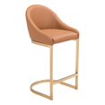 thumbnail image 1 of Scott Counter Stool Tan & Gold, 1 of 7