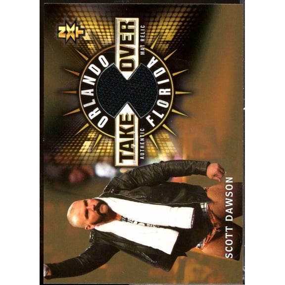 Scott Dawson 2018 Topps WWE NXT TakeOver Orlando Mat Relics Bronze /99 #MRSD