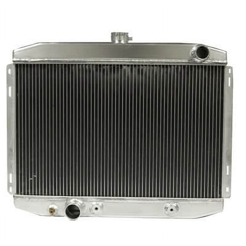 Scott Drake 379-2AL 24" High Performance Aluminum Radiator W/ Trans Cooler
