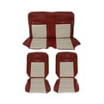 thumbnail image 1 of Scott Drake 65CV-P-FULL-R-W 1965 Full Set Pony Upholstery - Bright Red/White, 1 of 2