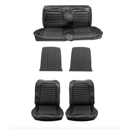 Scott Drake 65CV-S-FULL-BK Full Set Convertible Standard Upholstery - Black