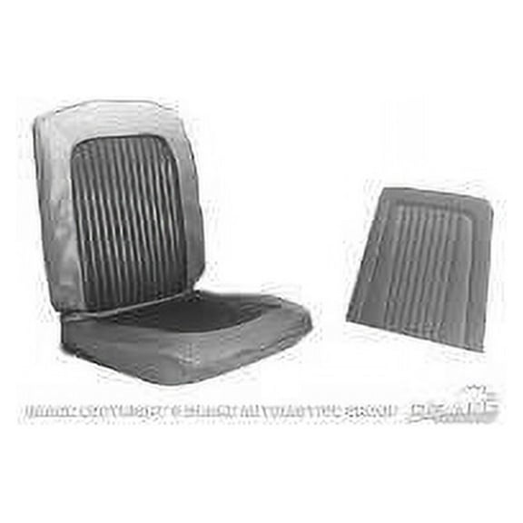 Scott Drake 68FB-S-FULL-BK Full Set Fastback Standard Upholstery Black