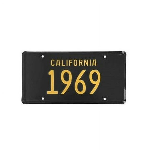 Scott Drake ACC-LP-69C 1969 California License Plate