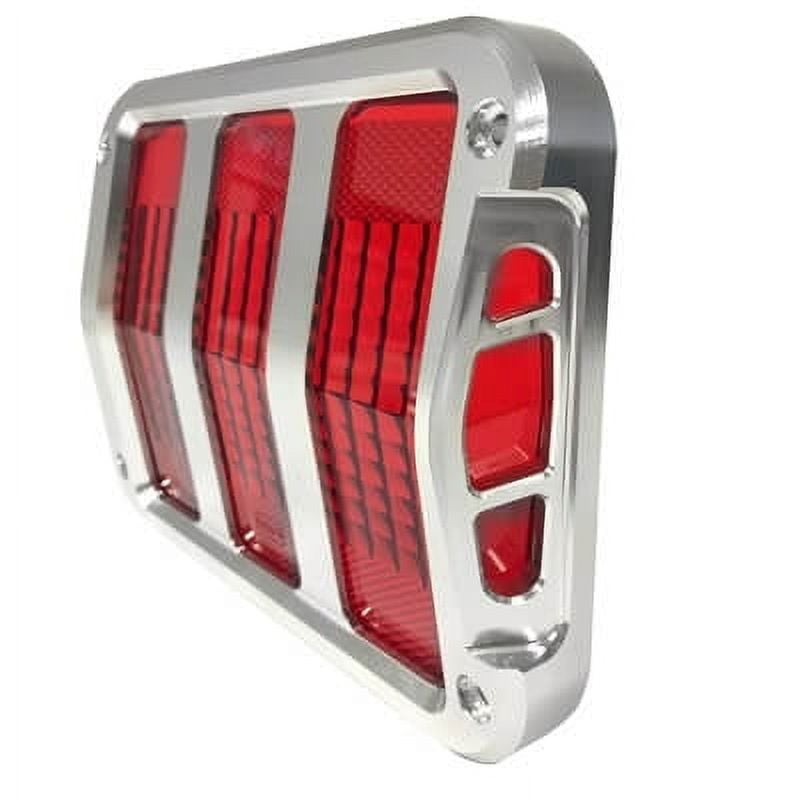 Scott Drake B-13489-C Sidewinder™ Billet Taillight Bezels