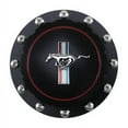 thumbnail image 1 of Scott Drake B-9030-H-BK Billet Fuel Cap Black Horse Emblem, 1 of 2