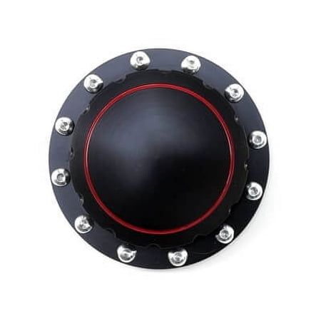 Scott Drake B-9030-P-BK Billet Fuel Cap Black Plain Face