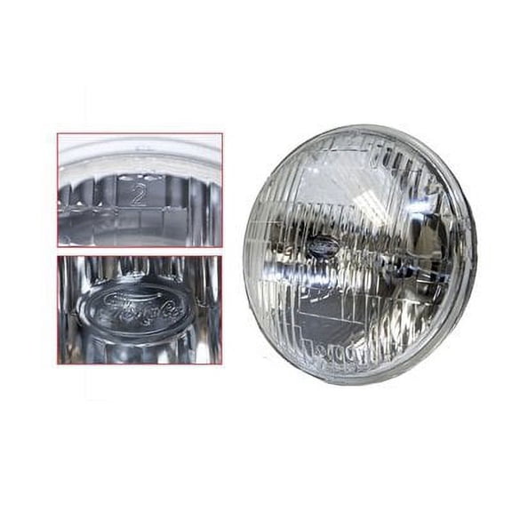 Scott Drake B8AZ-13007-A 5-3/4" High/Low Beam Round Halogen Sealed Beam Headlight