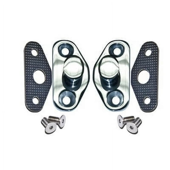 Scott Drake C5AZ-6222008-SS Stainless Steel Door Strikers