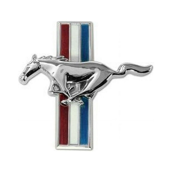 Scott Drake C5ZB-65060A14-A Glove Box Emblem Flat