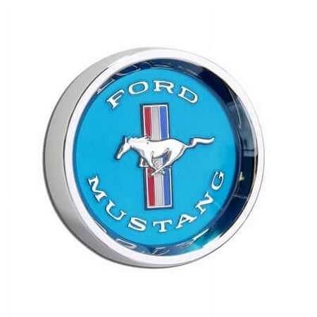 Scott Drake C5ZZ-1130-BL 1965-1966 Styled Steel Hub Caps Blue
