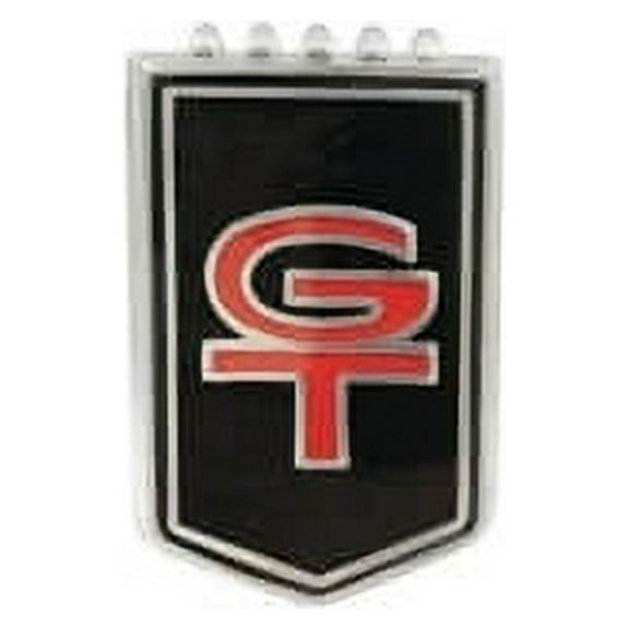Scott Drake C5ZZ-16098-BGT 1965-1966 Black GT Emblem