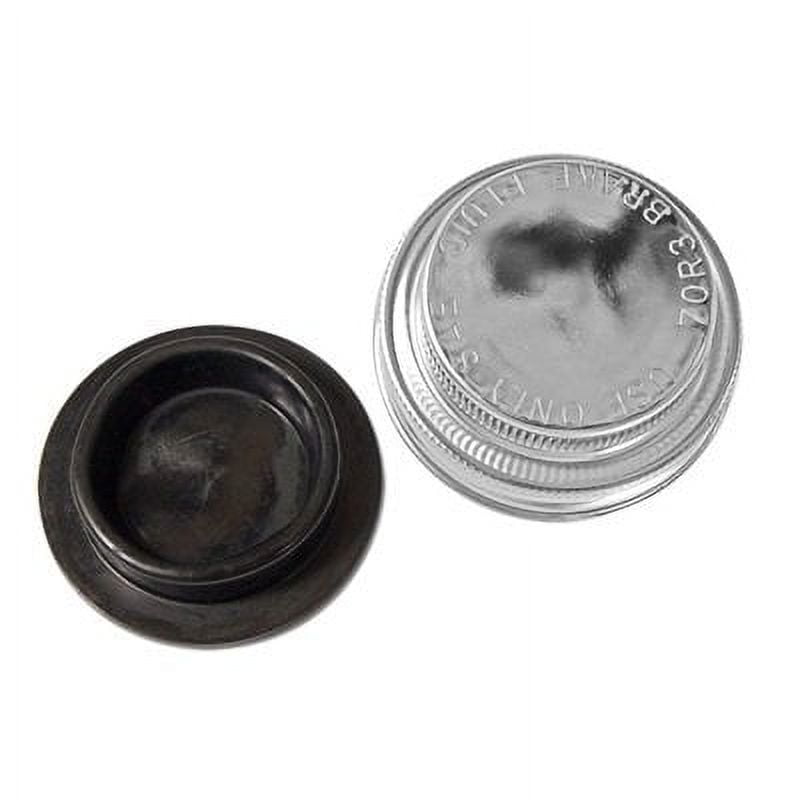 Scott Drake C5ZZ-2162-BC 1965-1966 Master Cylinder Cap Drum Brakes Chrome