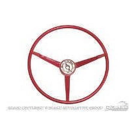 Scott Drake C5ZZ-3600-BR 1965 Standard Steering Wheel Red