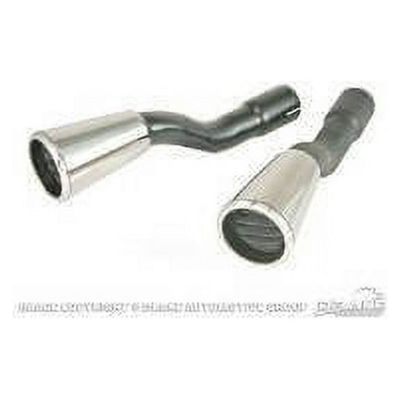 Scott Drake C5ZZ-5255-PRo 1965-1966 GT Exhaust Trumpets Pair