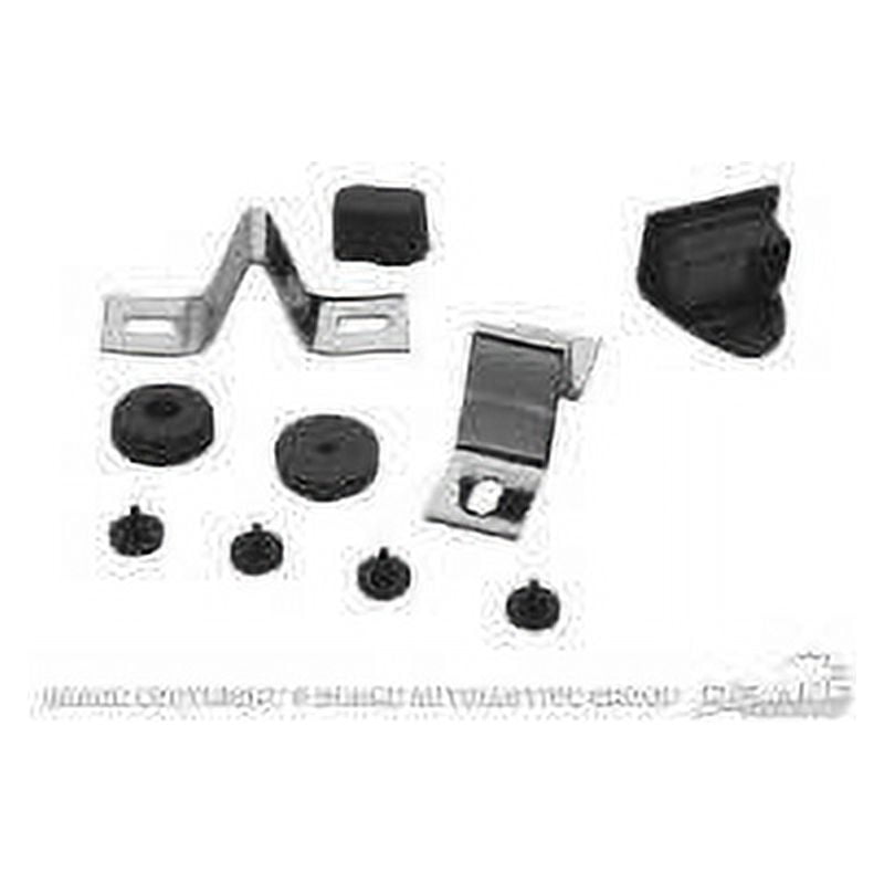 Scott Drake C5ZZ-6360575-K Early 1965 Fold Down Rear Seat Bumper Kit