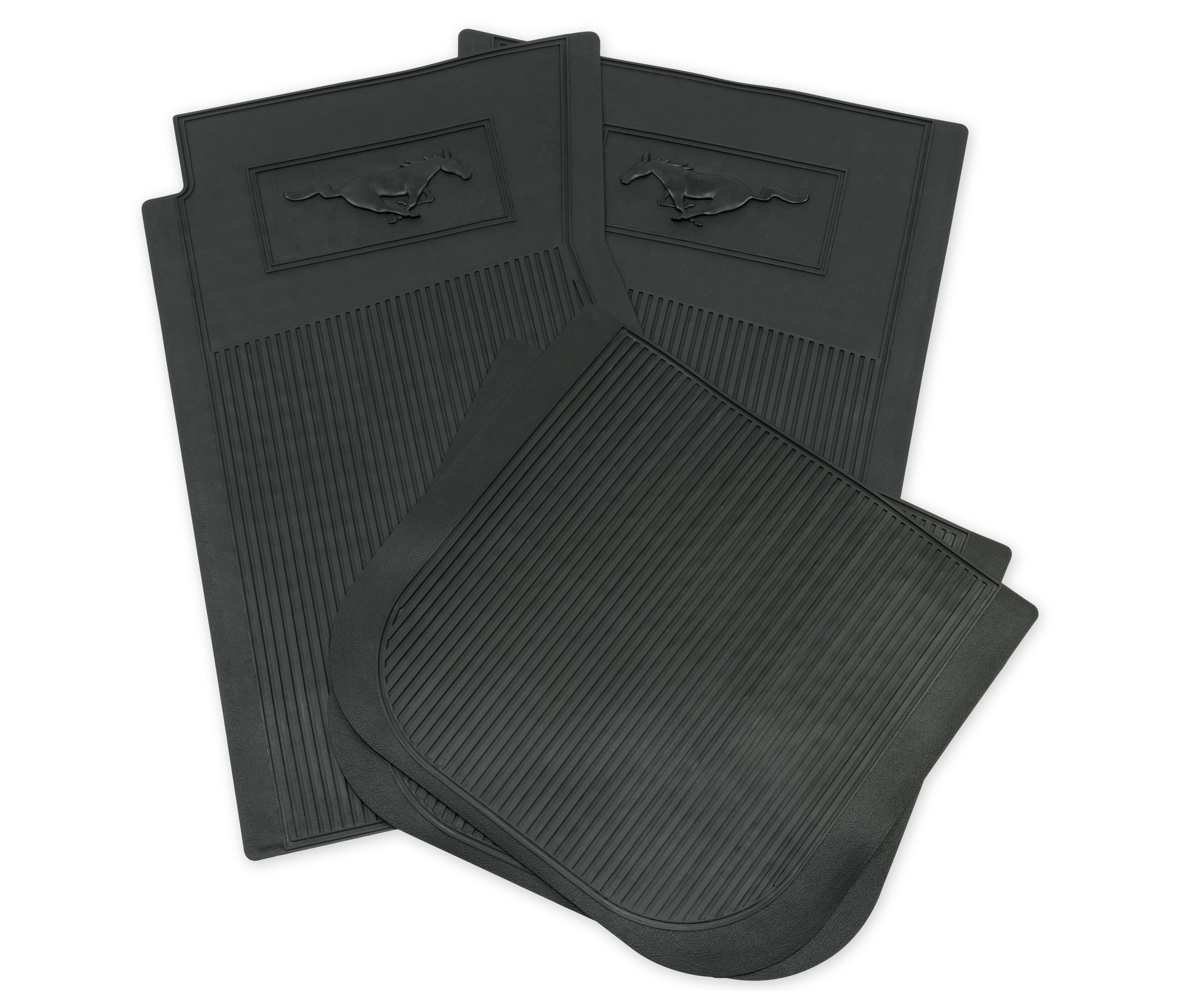 Scott Drake C5ZZ-6513086-BK 1965-1973 Pony Floor Mats Black