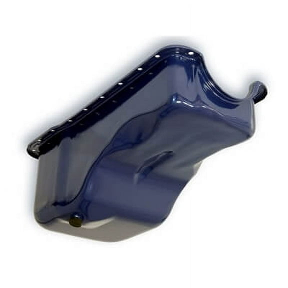 Scott Drake C5ZZ-6675-B Small Block Painted Oil Pan Blue