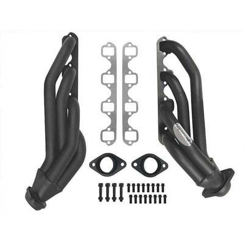 Scott Drake C5ZZ-9430-BK-SH 289-302 Black High Temp Shorty Headers 1965-1970