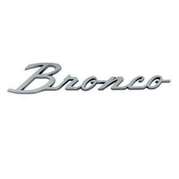 Scott Drake C6TZ-16098-B Bronco Script Fender Emblem Fits 1966-1977 Ford Bronco