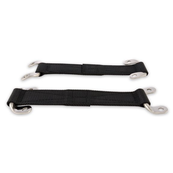 Scott Drake C6TZ-9623574-BK Door Strap Pair