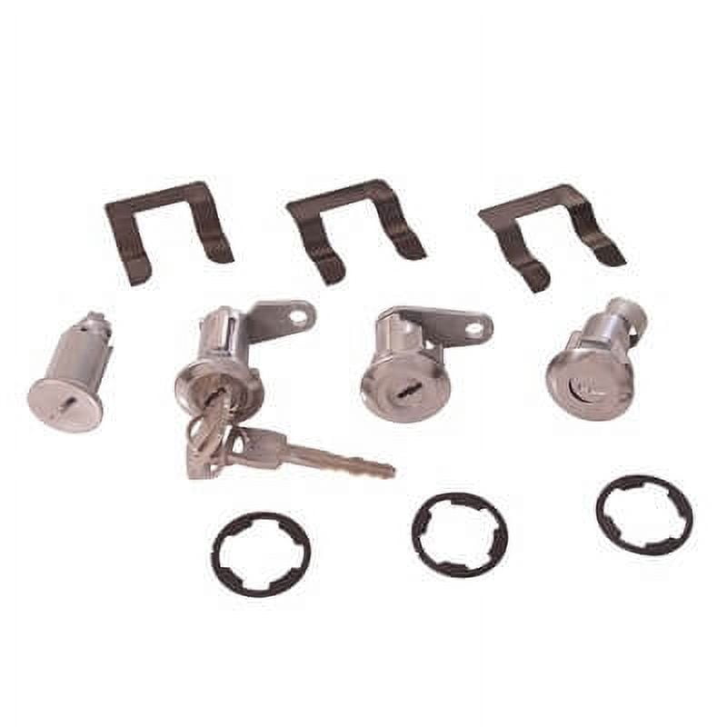 Scott Drake C7AZ-6222050-MK Ignition/Door/Trunk Lock Set