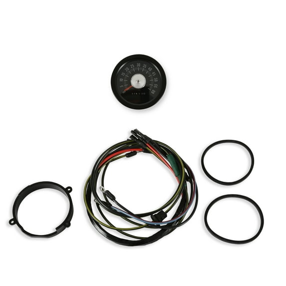 Scott Drake C7ZZ-17360-6K In-Dash 6000 RPM Tachometer