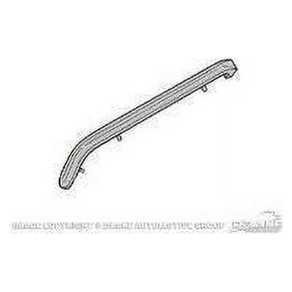 Scott Drake C7ZZ-17A807-A 1967-1968 Rear Bumper Guard Trim