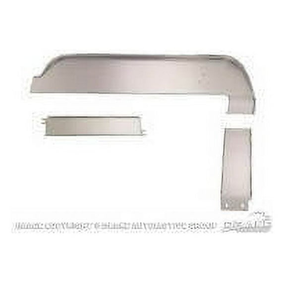 Scott Drake C7ZZ-6504410-KR 1967 Deluxe Dash Panels With Aluminum 3 Piece