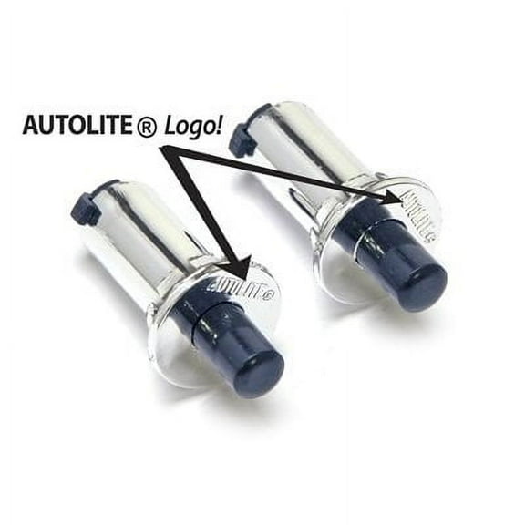 Scott Drake C8AZ-13713-CCK Courtesy Light Switches Chrome Pair