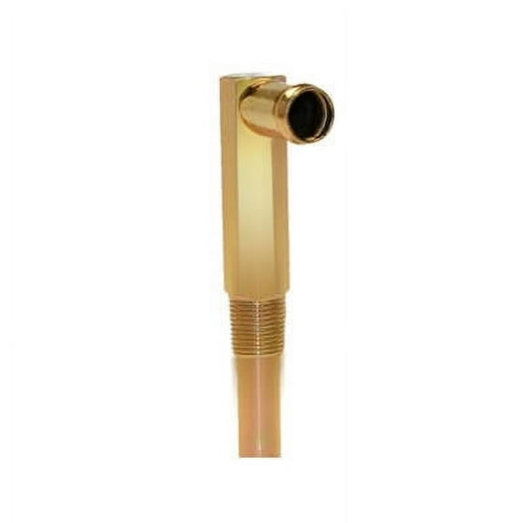 Scott Drake C8AZ-18599-A Heater Hose Elbow 390/428 - Gold Zinc Finish