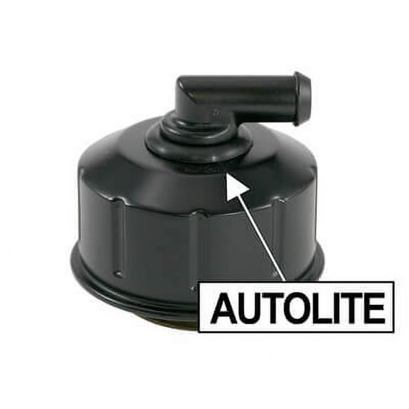 Scott Drake C8AZ-6766-A Closed Emissions Oil Cap Black