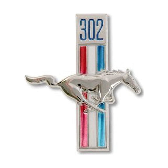 Scott Drake C8ZZ-16228-A 302 Running Horse Fender Emblem RH