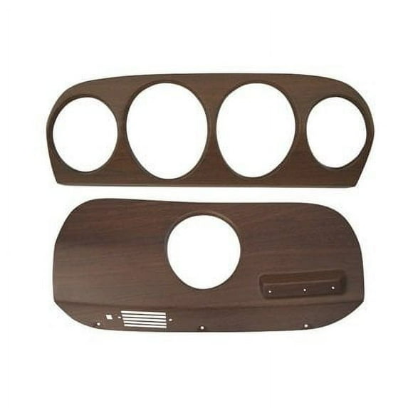 Scott Drake C9ZZ-10838-WMIK Deluxe Walnut Dash Inserts