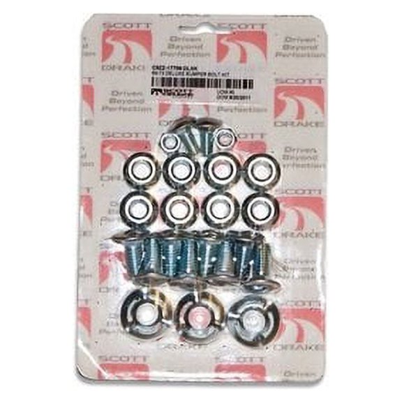 Scott Drake C9ZZ-17758-DLXK Bumper Bolt Kit Deluxe 28 Piece Kit