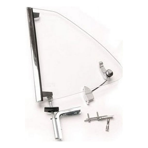 Scott Drake C9ZZ-6321411-K Fastback Quarter Glass Assembly LH Clear