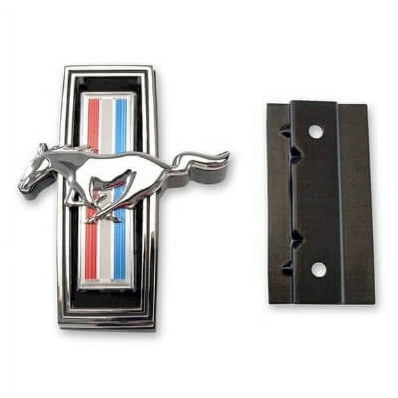 Scott Drake C9ZZ-8213-AR Horse Emblem With Mounting Kit