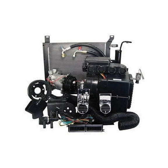 Scott Drake CAP-1268M-390 Hurricane A/C Heater Kit W/ Electronic Controls And Dash Bezels