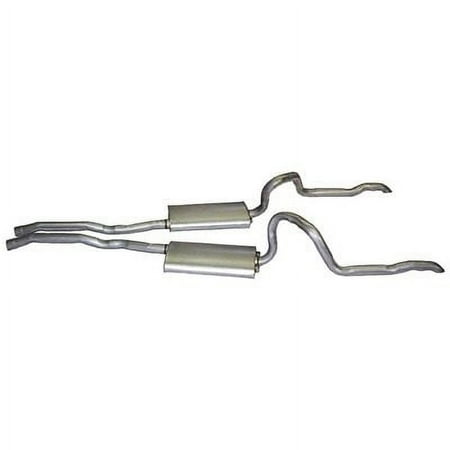 Scott Drake D0ZZ-5257-BOS 1970 Dual Exhaust System 2.25"