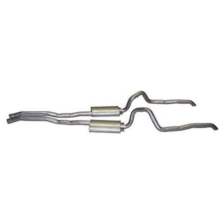 Scott Drake D1ZZ-5257-ARK 1971-1973 2" Dual Exhaust System