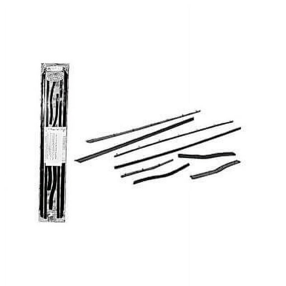 Scott Drake D1ZZ-6521458-9S 1971-1973 Coupe Window Channel Strip Set