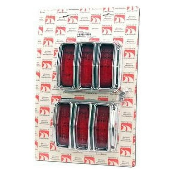 Scott Drake KIT-ELC-3 1965-1966 Taillight Bezel Kit